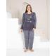 Women's warm turkish Pajama ELITOL 8007