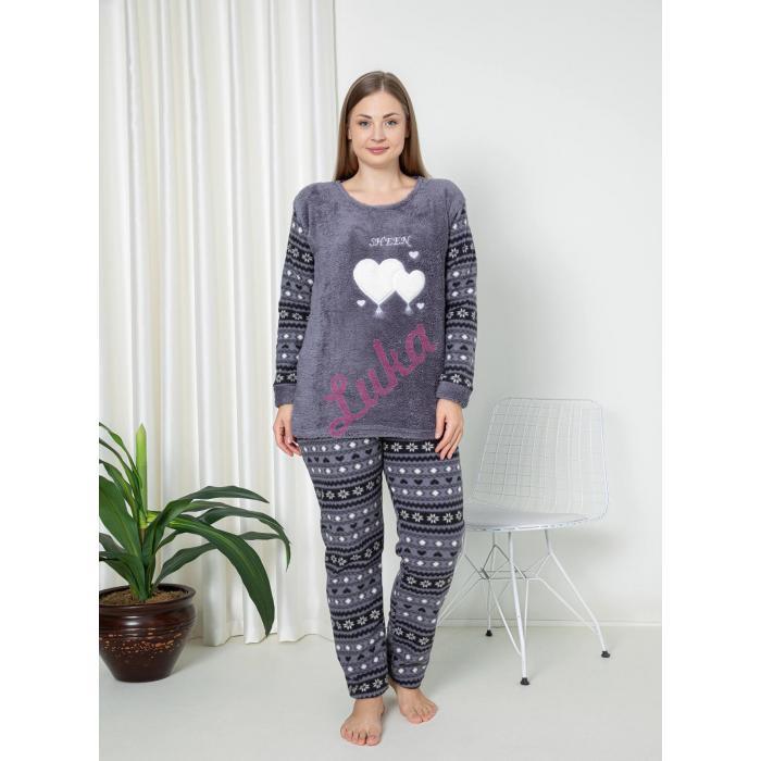 Women's warm turkish Pajama ELITOL 8009