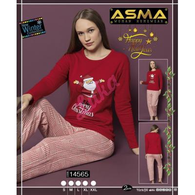 Women's warm turkish pajamas ASMA 14565