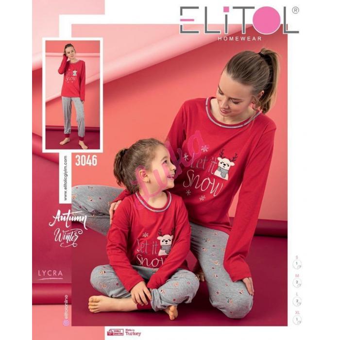 Piżama damska turecka ELITOL 3055