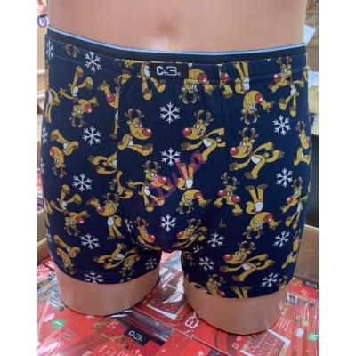 Men's chrismas boxer shorts C+3 VKE-019
