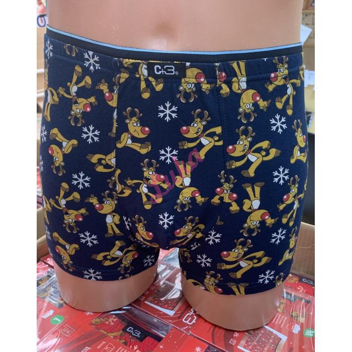 Men's chrismas boxer shorts C+3 VKE-019