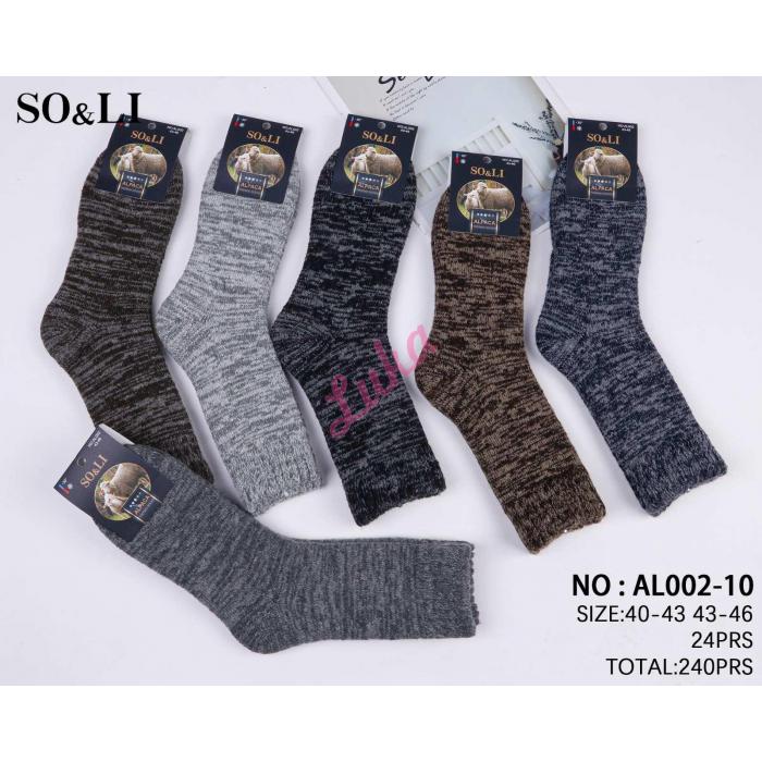 Men's socks SO&LI Alpaca AL002-11
