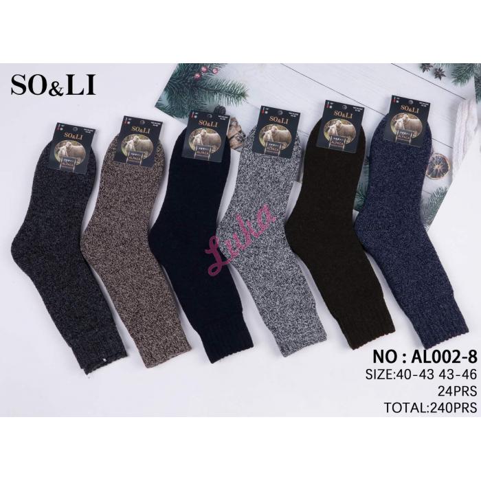 Skarpety męskie SO&LI Alpaka AL002-9