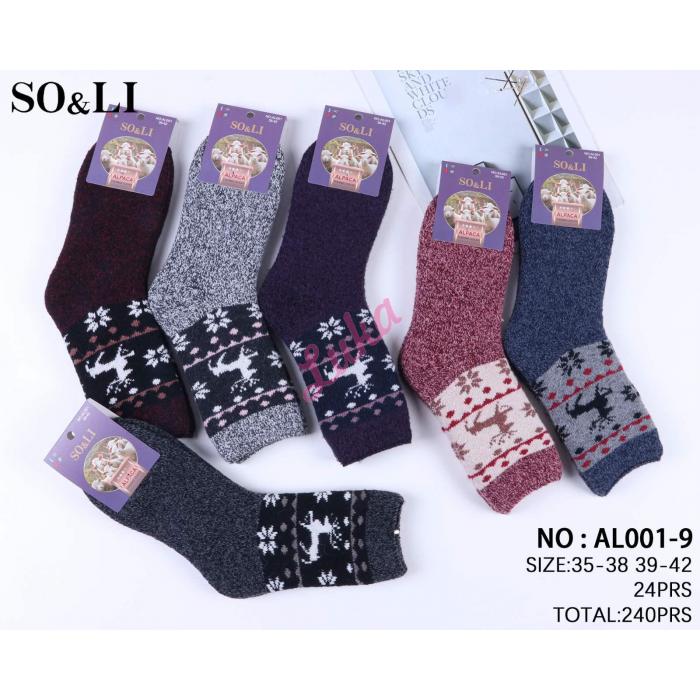 Women's Socks So&Li Alpaca AL001-11
