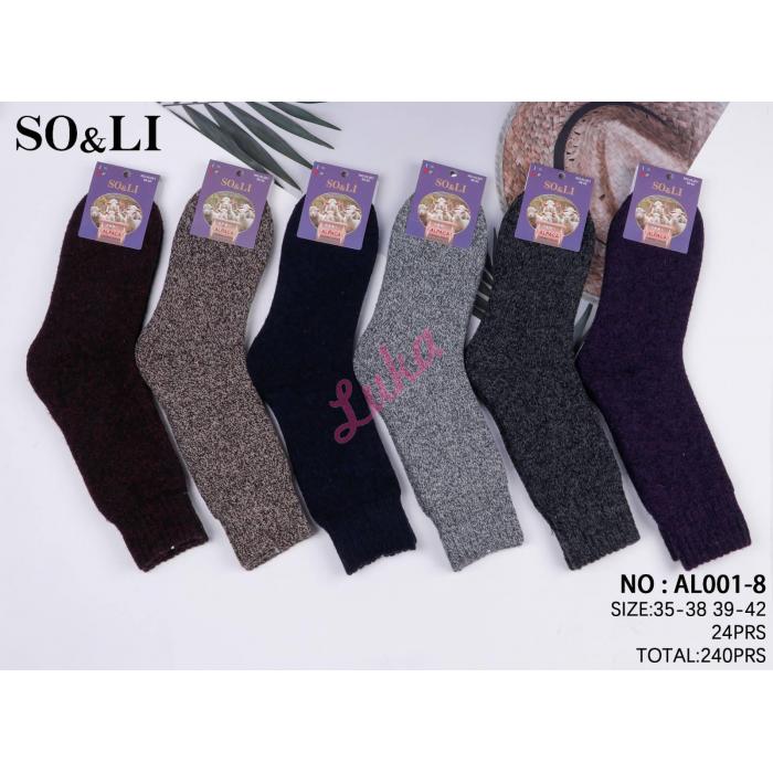 Women's Socks So&Li Alpaca AL001-9