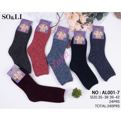Women's Socks So&Li Alpaca AL001-7