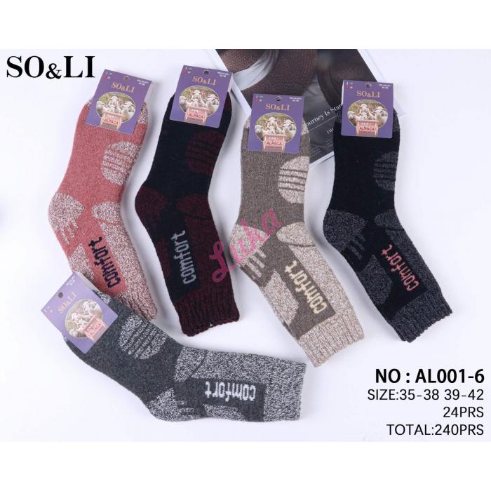 Women's Socks So&Li Alpaca AL001-8