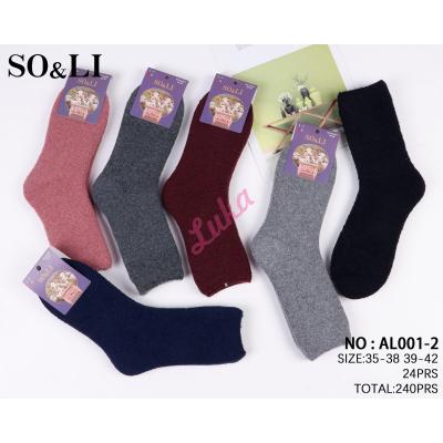 Women's Socks So&Li Alpaca AL001-2