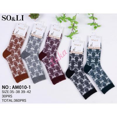 Women's Socks So&Li Wool AM010-1