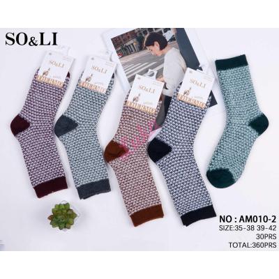 Women's Socks So&Li Wool AM010-2