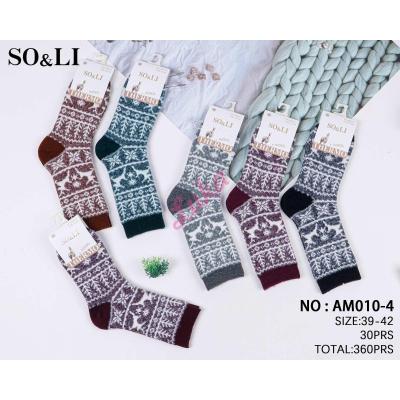 Women's Socks So&Li Wool AM010-4