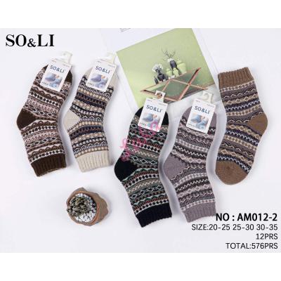 Kid's socks So&Li Alpaca AM012-2