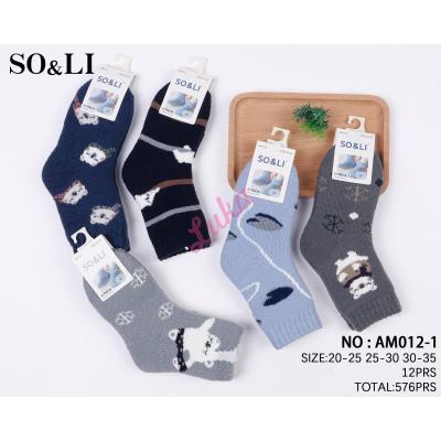 Kid's socks So&Li Alpaca AM012-1