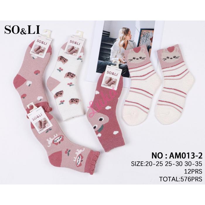 Kid's socks So&Li Alpaca AM012-2