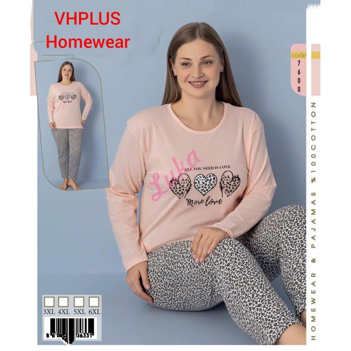 Women's turkish pajamas NO-9968 WARM