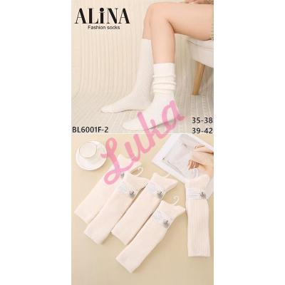 Women's Underknee Socks MERINO WOOL Alina BL6001F-2
