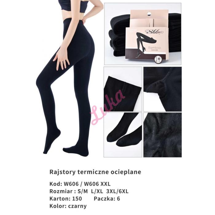 Women's warm Tights Alina w605 3XL-6XL