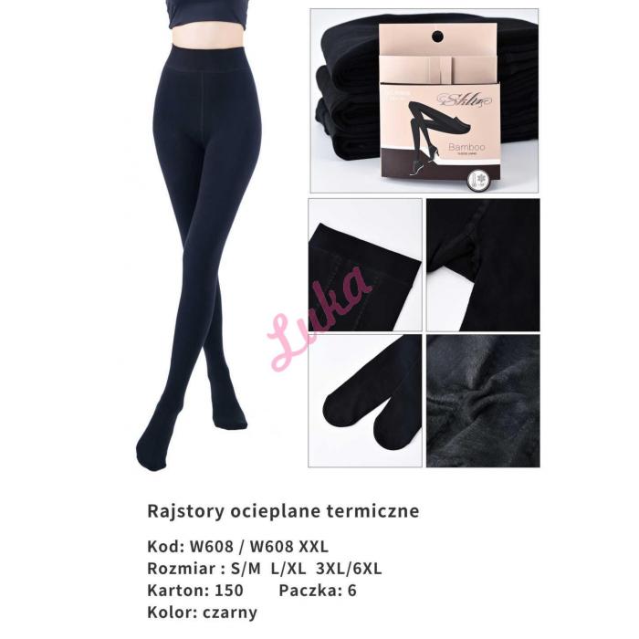 Women's warm Tights Alina w606 3XL-6XL
