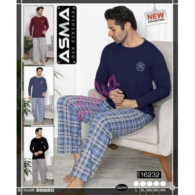 men's pajamas ocieplana Asma 16232