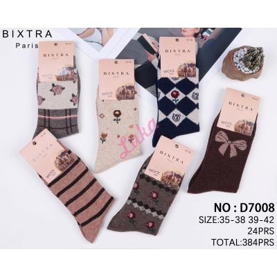 Women's socks WOOL Bixtra D7007