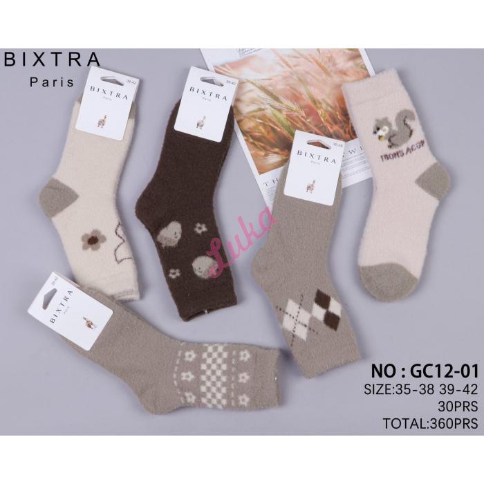 Skarpety damskie WOOL Bixtra D7008