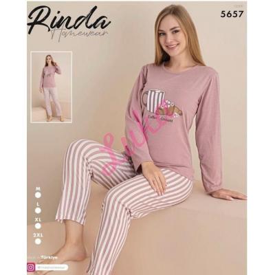 Piżama damska turecka Rinda 5657