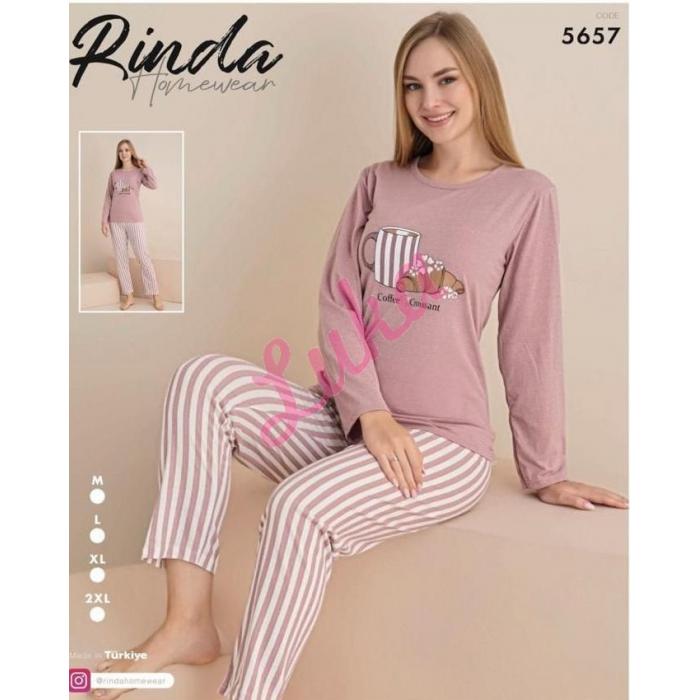 Piżama damska turecka Rinda 5639