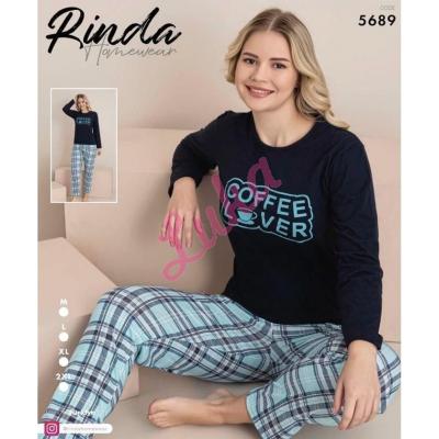 Piżama damska turecka Rinda 5689