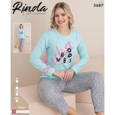 Piżama damska turecka Rinda 5687