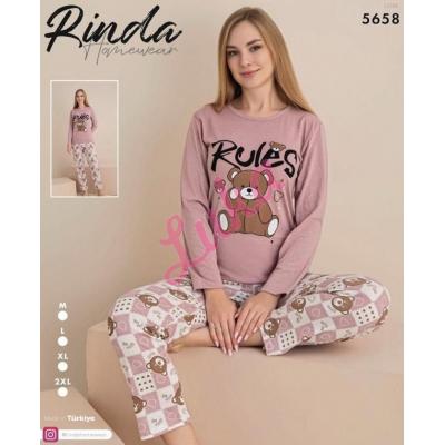 Piżama damska turecka Rinda 5658
