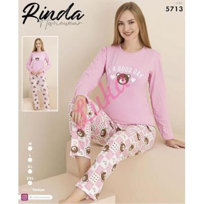 Piżama damska turecka Rinda 5713