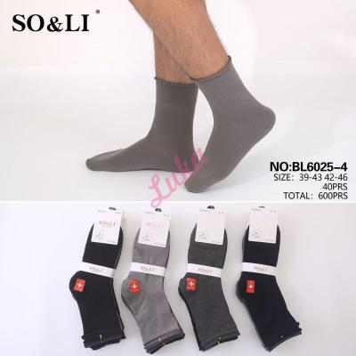 Men's socks SO&LI BL6025-3