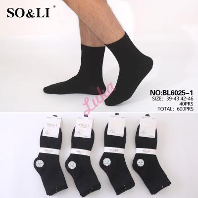 Men's socks SO&LI BL6025-3
