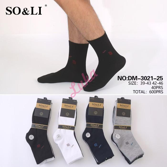 Men's socks SO&LI BL6025-5