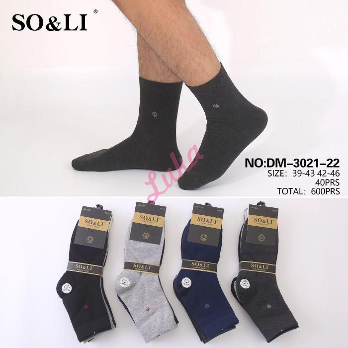 Men's socks SO&LI DM3021-21