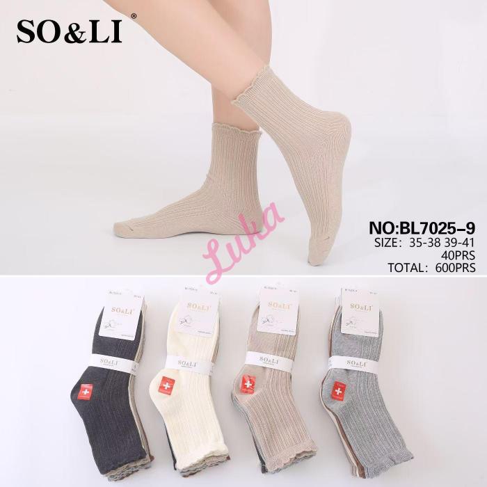 Women's Socks So&Li BL7025-7