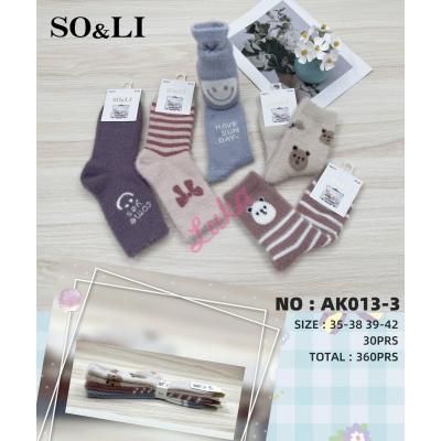 Women's Socks So&Li Wool AM005-1