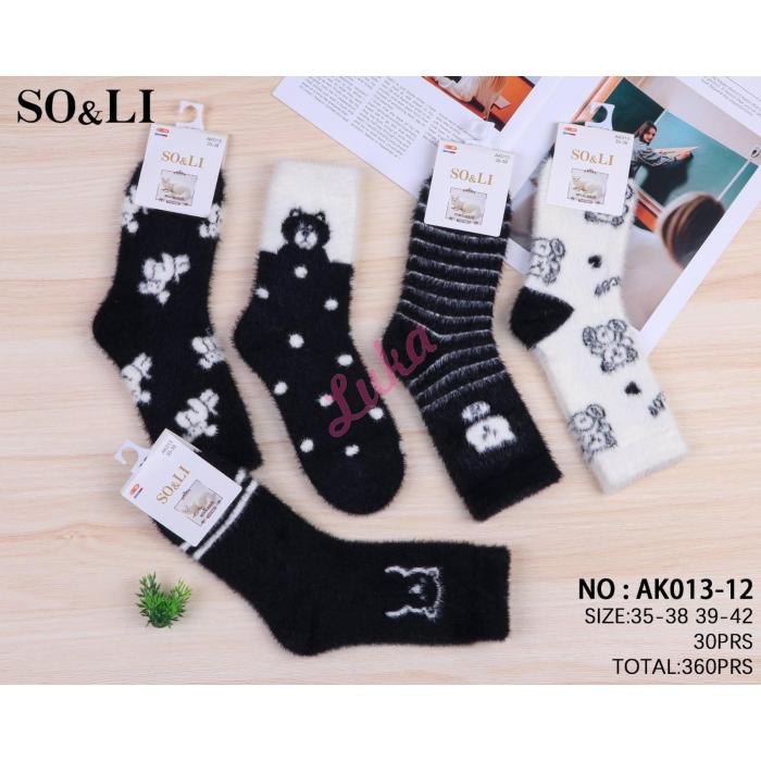 Women's Socks So&Li Wool AM005-4