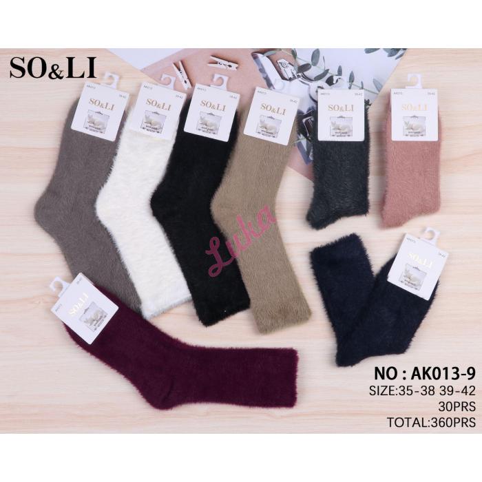 Women's Socks So&Li Wool AM005-10
