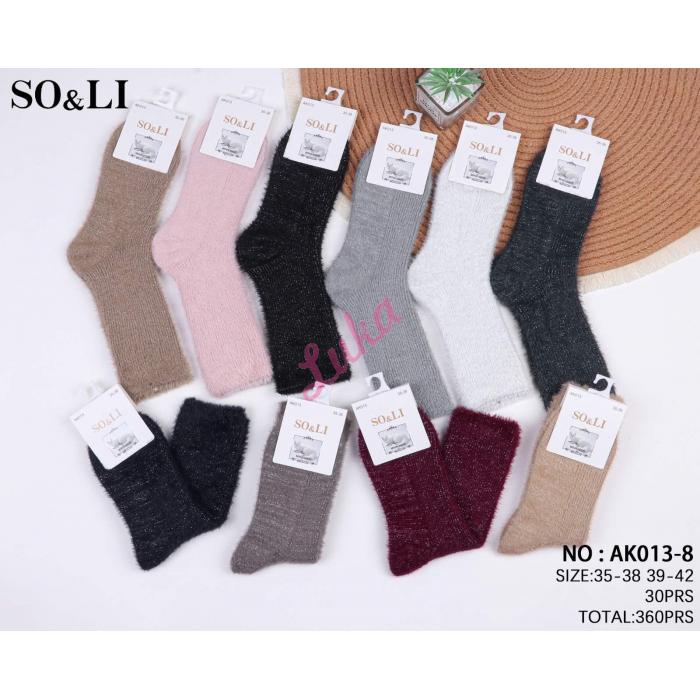 Women's Socks So&Li Wool AM005-9