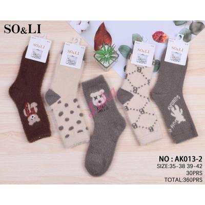 Women's Socks So&Li Wool AM005-8