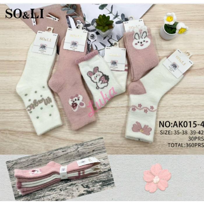 Women's Socks So&Li Wool AK013-1