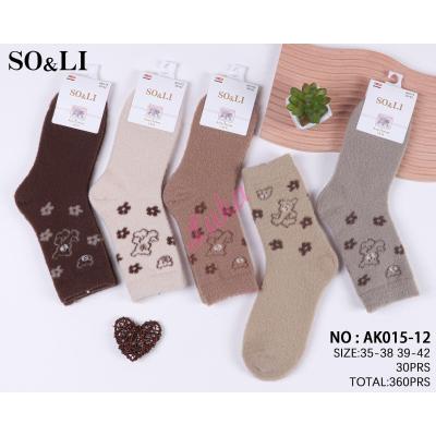 Women's Socks So&Li Velvet AK015-13