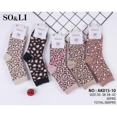 Women's Socks So&Li Velvet AK015-11
