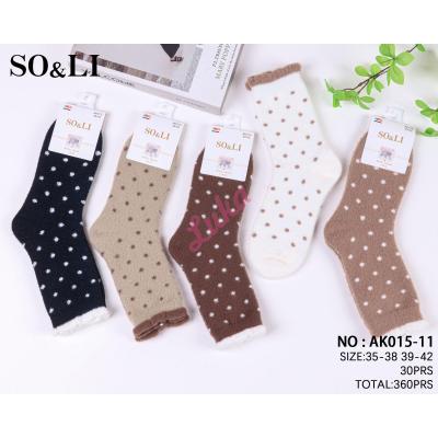 Women's Socks So&Li Velvet AK015-12