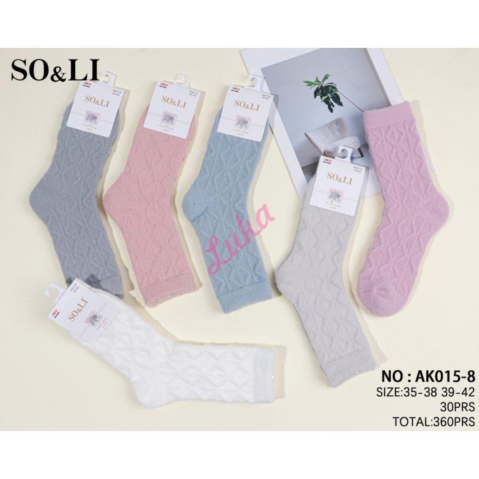 Women's Socks So&Li Velvet AK015-9