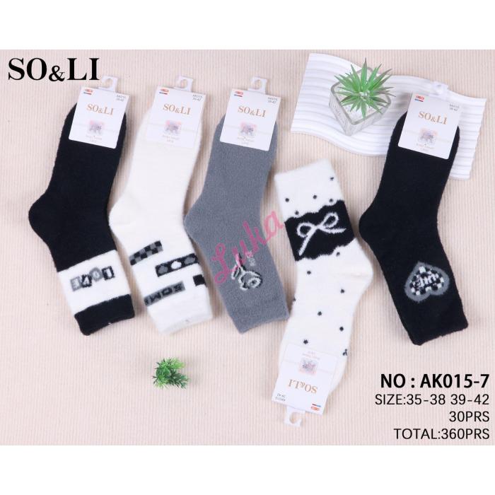 Women's Socks So&Li Velvet AK015-8