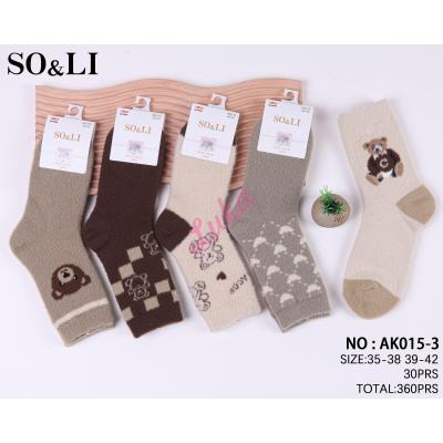 Women's Socks So&Li Velvet AK015-6