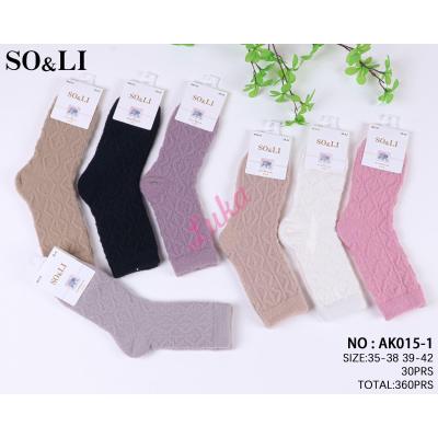 Women's Socks So&Li Velvet AK015-2